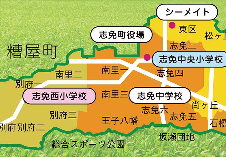 糟屋町マップ
